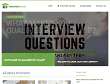 Tablet Screenshot of interviewschool.com